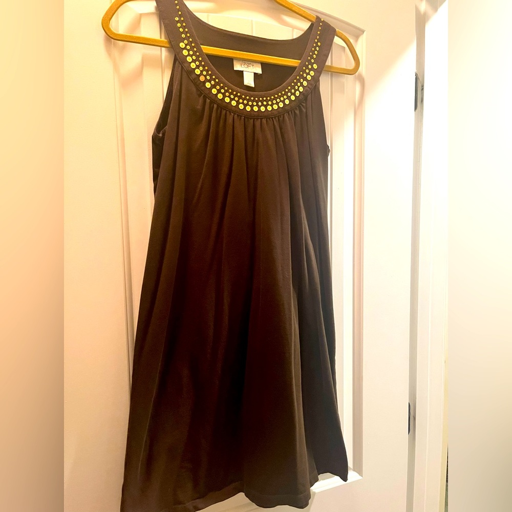 Ann Taylor loft t shirt style material light dress